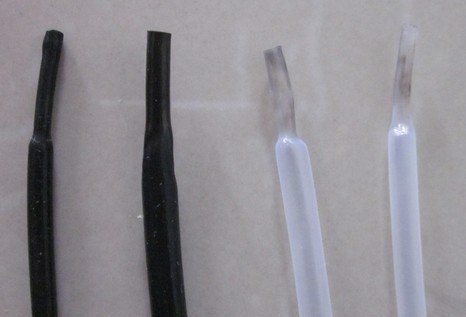 供应进口料白色耐高温硅胶热缩管 灰色硅胶热缩管