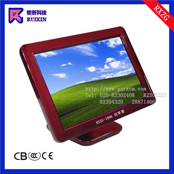供应锐新RXZG1906仿苹果高光触摸液晶显示器