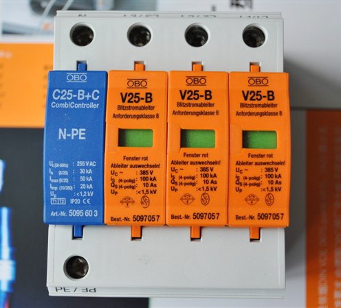 供应德国OBO电源防雷器V25-B/3+NPE