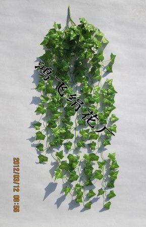 供应仿真彩印地瓜叶壁挂藤,仿真爬山虎叶壁挂藤,仿真叶藤,仿真花,仿真植物