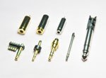 3.5耳机插针6.3插头音频头耳机头