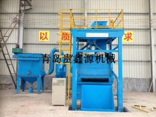 自动上料双抛丸器橡胶履带抛丸机 郑州双抛头履带抛丸机
