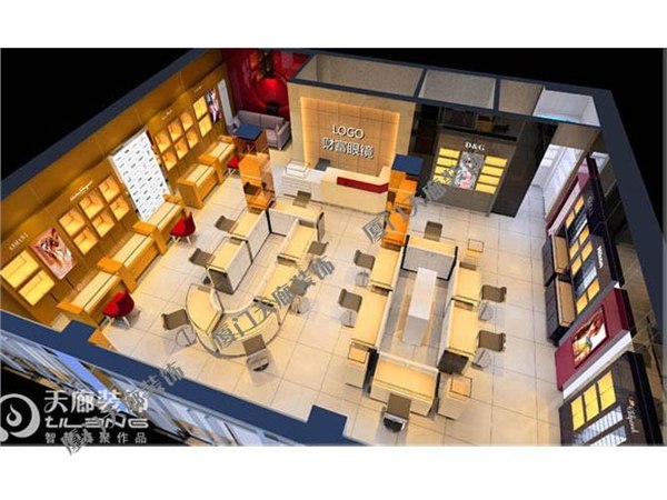 眼镜店装修【厂家直批】厦门眼镜店装修 眼镜店装修效果图