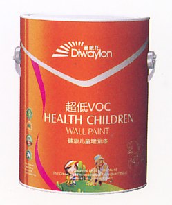 批发墙面漆 超低VOC健康儿童漆,关爱儿童健康成长的设计理念