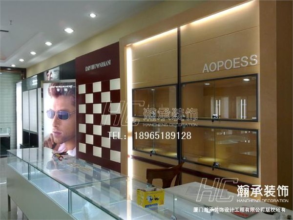 厦门展示柜 厦门化妆品柜 厦门眼镜展示柜 厦门瀚承