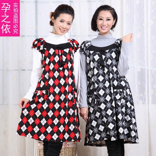 孕妇装洋装杭州常青意法服饰韩版时尚孕妇装衣服棉衣北京