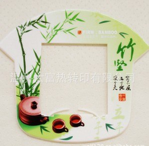 供应浅色系竹子图热转印花膜
