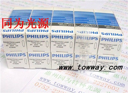 供应PHILIPS 5761 6V30W显微镜豆胆泡