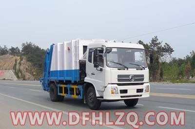 湖北合力专用汽车制造有限公司生产新型东风天锦压缩式垃圾车
