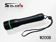 供应W200B LED潜水手电筒 LED防水手电筒 LED探照手电筒 LED抓鱼