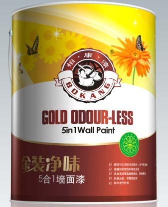供应柏康内墙金装净味五合一涂料