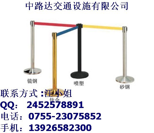 供应特价不锈钢伸缩隔离栏，不锈钢伸缩一米线，不锈钢伸缩隔离带厂家直销，首选深圳中