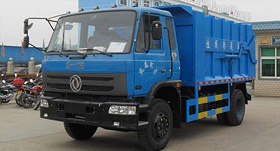 东风145对接式垃圾车报价/湖北随州东风145对接式垃圾车价格/湖北腾宇专用汽车