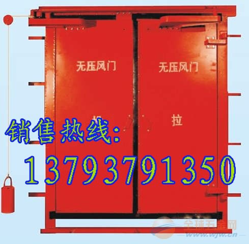 供应无压风门 矿用无压风门 无压风门型号 矿用无压风门 双扇无压风门 