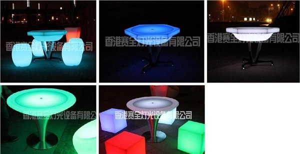 供应 LED脚踏、LED方凳、LED桌底灯、LED桌灯