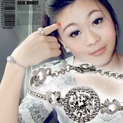 小礼品批发货源市场直销节日送女友最佳礼物选择八心八箭锆石手链