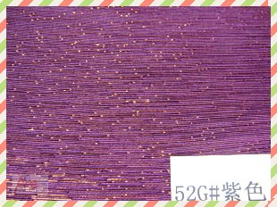 供应流星雨52G紫色金丝面料