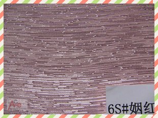 供应流星雨6S姻红银丝面料