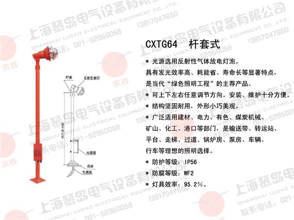 供应鹭岛牌CXTG64反射型投光灯