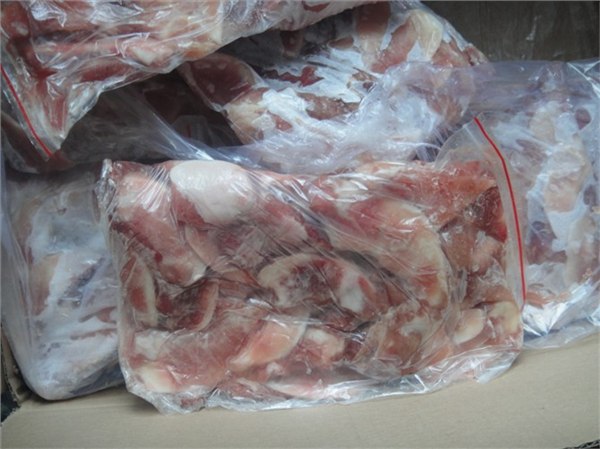 冷冻猪尾骨月牙骨批发
