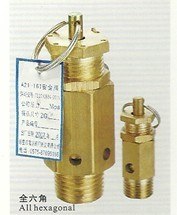 供应铜六角安全阀A21W16T