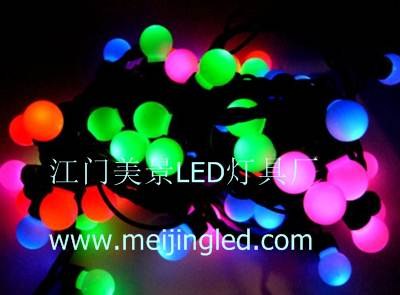 供应LED冰条灯LED球泡灯串LED圆球灯串