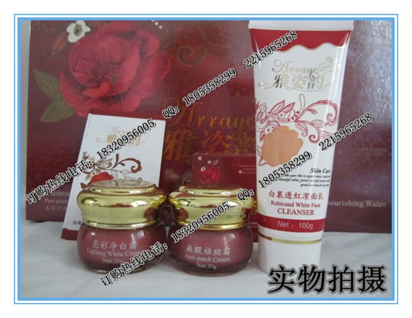 供应雅姿韵二合一美颜套装化妆品