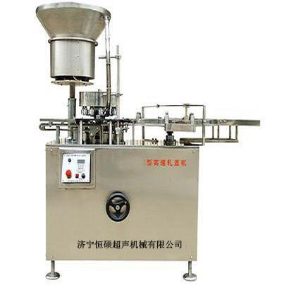供应宁波HSZ-12全自动型滚压式高速玻璃瓶轧盖机
