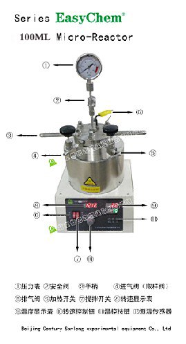 供应100ml微型高压反应釜