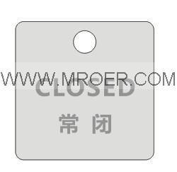 供应管道标识 常用阀门信息挂牌-常闭2 安全