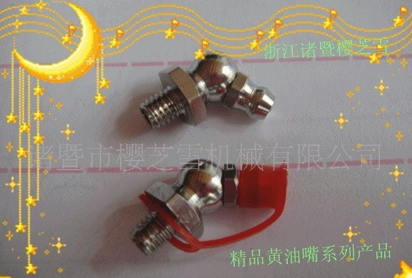 供应黄油嘴M6*1 45度不锈钢材质