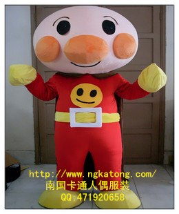 供应卡通人偶动漫表演行走卡通面包超人