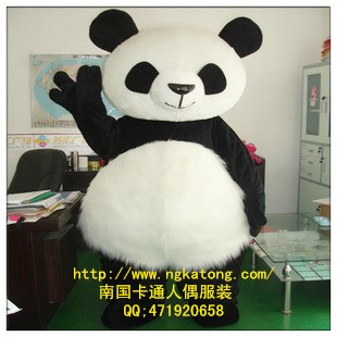 供应人偶卡通表演服装行走人偶大熊猫