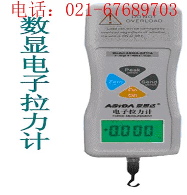 供应电子拉力测试仪50吨可过载保护推力仪
