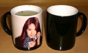 供应彼岸文化供应热转印变色杯