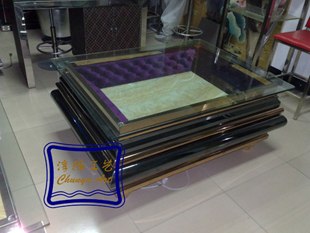 供应KTV不锈钢发光茶几