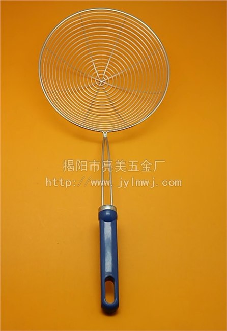 揭阳亮美高中低档餐具批发商/不锈钢线漏厂商