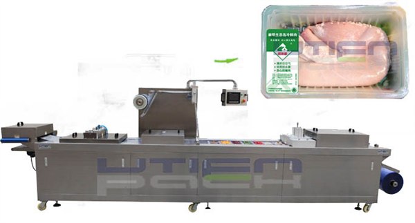 供应猪腩全自动热成型气调包装机DZL-700/2