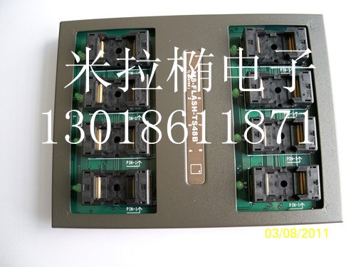 供应M8-FLASH-TS48B烧录座 转接座 适配器