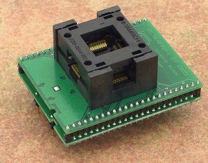 供应DIL48-QFP64-1 ZIF-CS烧录座 转接座 适配器