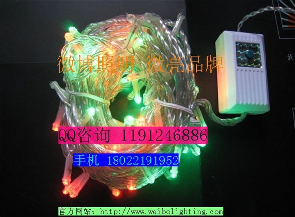 供应微博led星星灯串园林美化树上美化自由缠绕