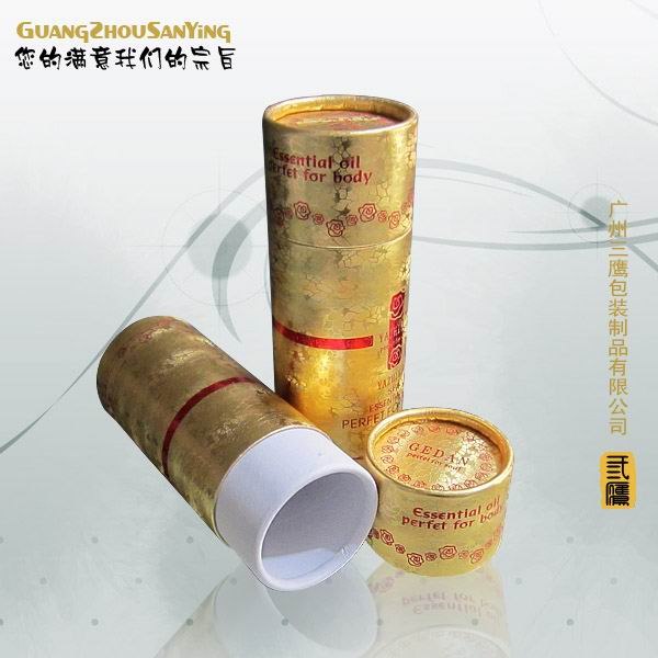 【广州三鹰】广州纸罐/圆筒纸罐/纸罐包装/精油罐