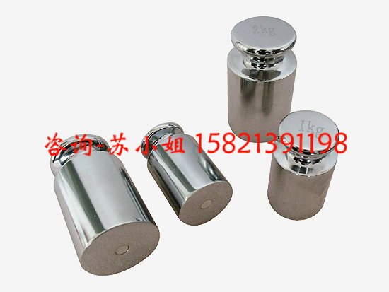 供应m1级300g钢制镀铬砝码