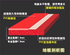 供应室内塑胶运动地板PVC地板铺设