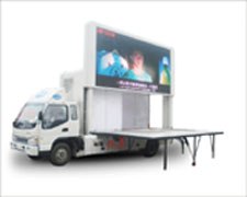 LED流动舞台车 LED舞台广告车专业生产商 郑州绿地