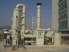 昆山有机废气处理系统、洗涤塔、鸿中环保、汪先生