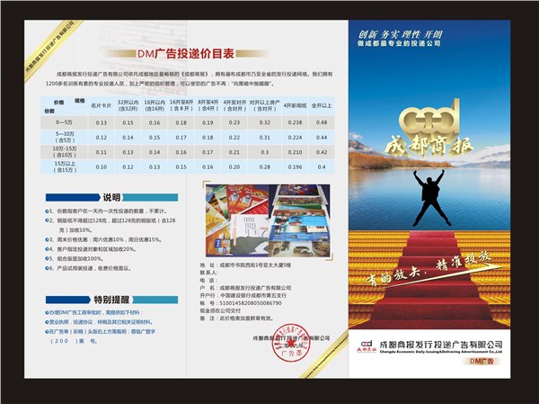 供应成都商报ＤＭ夹报
