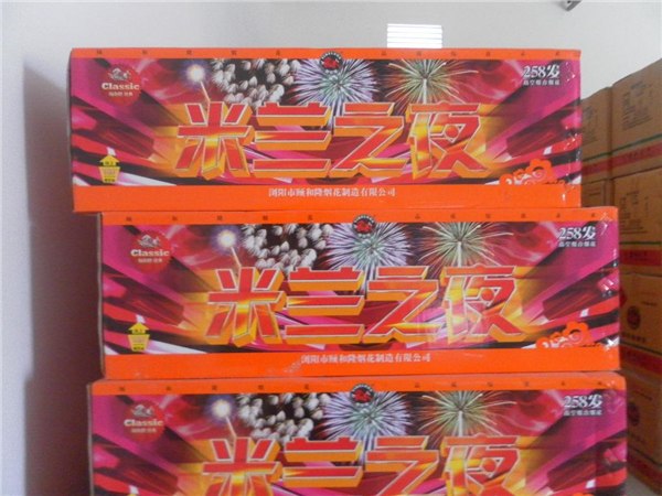 造型烟 花 米兰之夜