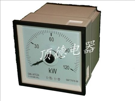 供应三相无功功率表：F72-Var，Q72-YTCZA安装广角度船用仪表