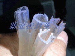 半透明硅胶密封条/半透明硅橡胶U型密封条/新亚质优价廉